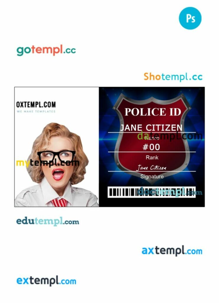 formal ID card Mytempl
