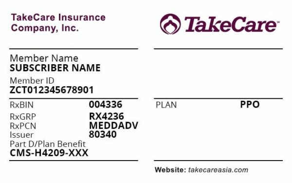 Micronesia health insurance card template in PSD format