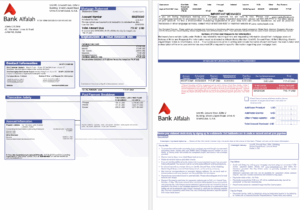 UAE Abu Dhabi Bank Alfalah mortgage statement in Word and PDF formats, 3 pages