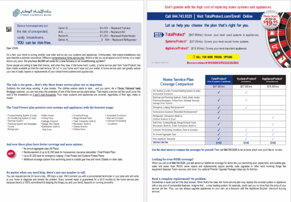 UAE Abu Dhabi Union National bank mortgage loan statement in Word and PDF formats, 8 pages - Image 3