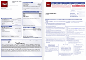 USA BB&T Corp. bank mortgage statement in Word and PDF formats, 3 pages