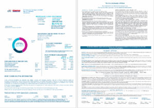 USA Costco Anywhere Visa Card by Citi bank mortgage loan statement in Word and PDF formats, 4 pages