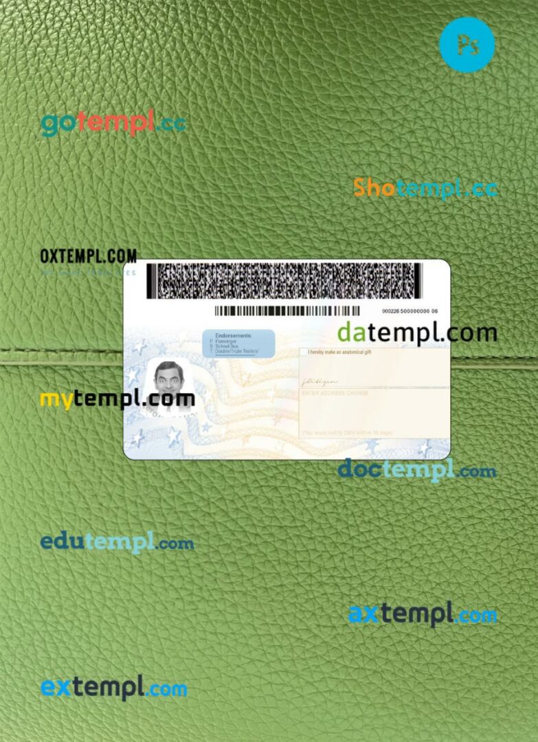 USA New York Commerical DL PSD files, scan look and photographed image, 2 in 1 - Image 2